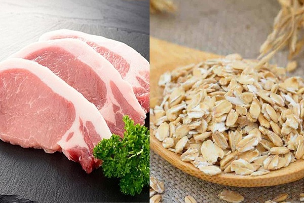 Thịt đỏ có hàm lượng protein cao hơn nhiều so với yến mạch